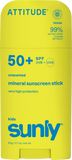 Attitude Detský minerálny opaľovací krém Sunly SPF 50+ bez vône 60 g