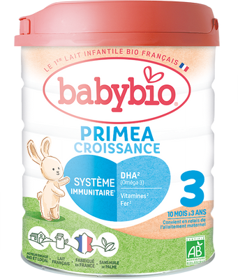 Babybio Primea 3 batoľacie dojčenské bio mlieko 800 g