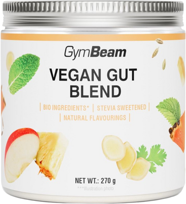 GymBeam Vegánska zmes pre črevá 270 g