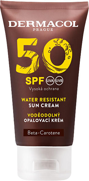 Dermacol SUN Vodeodolný zvláčňujúci krém na opaľovanie SPF50, 50 ml