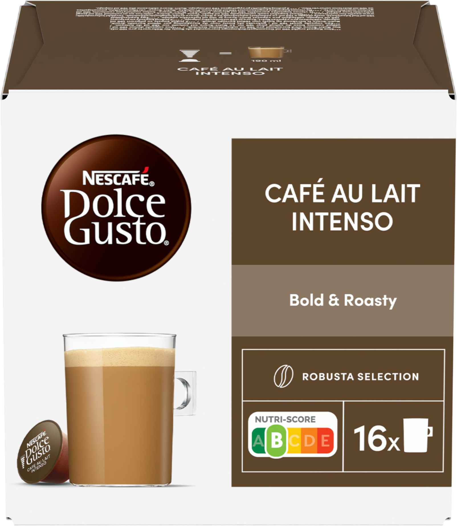 Nescafé Dolce Gusto® Café au Lait Intenso kávové kapsule 16 ks
