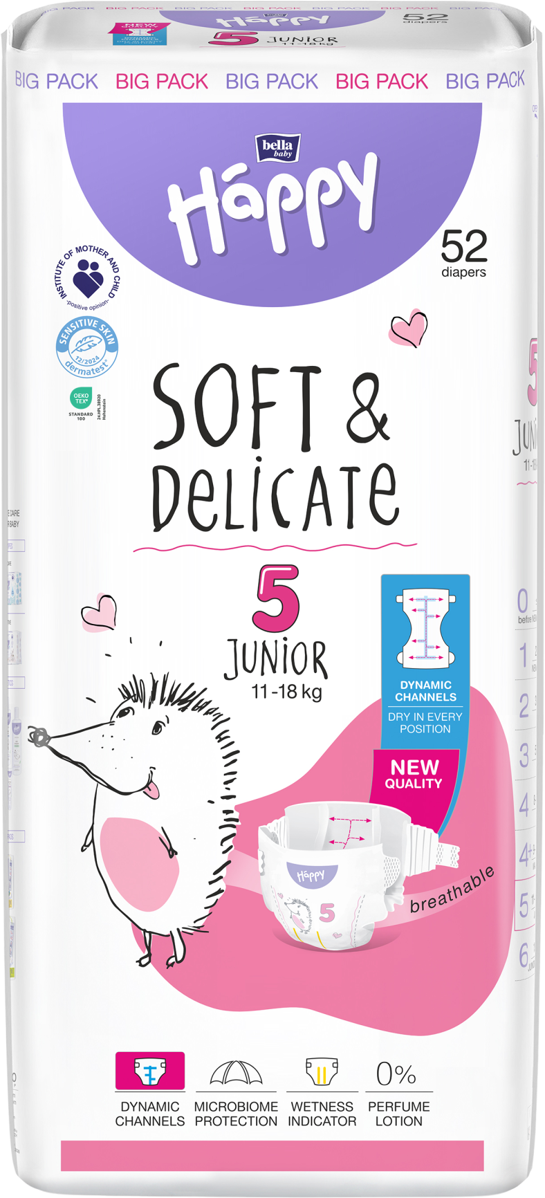 Bella Baby Happy Soft&Delicate Junior 52 ks