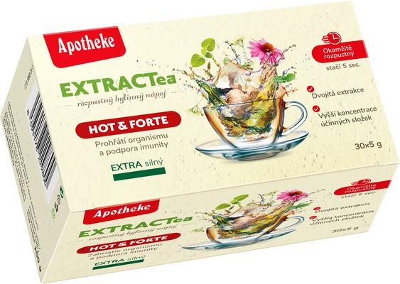 Apotheke EXTRACTea Hot&Forte 30 x 5 g