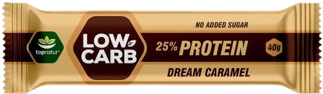 Topnatur Low Carb Proteínová tyčinka - Dream Caramel 40 g