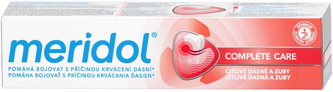 Meridol® Complete Care citlivé ďasná a zuby zubná pasta 75 ml