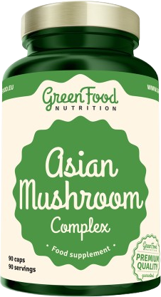 GreenFood Nutrition Ázijský komplex húb 90 kapsúl