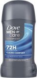 DOVE MEN+CARE Clean Comfort tuhý antiperspirant pre mužov 50 ml
