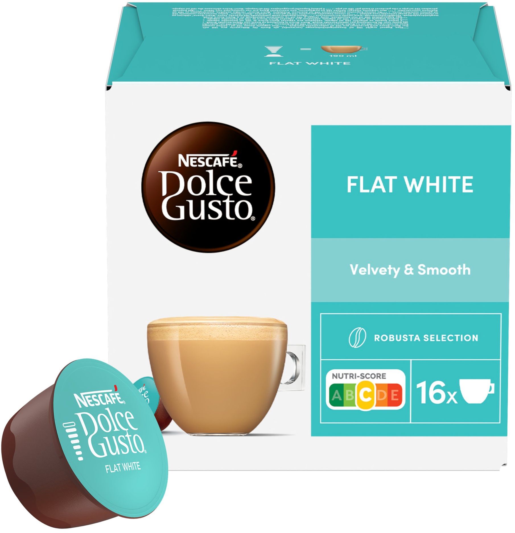 Nescafé Dolce Gusto® Flat White kávové kapsule 16 ks