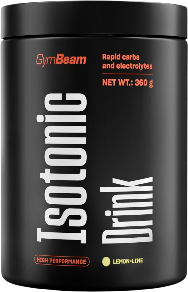 GymBeam Izotonický nápoj citrón limetka 360 g