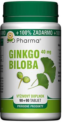 Bio Pharma Ginkgo biloba 40mg 90+90 tabliet 180 tabliet