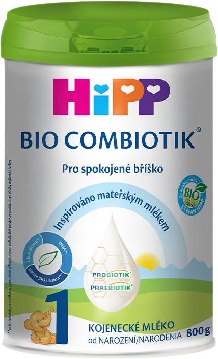 HiPP Počiatočná mliečna dojčenská výživa 1 BIO Combiotik® dóza 800 g