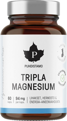Puhdistamo Tripla Magnesium 60 kapsúl