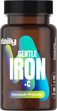 Daily Gentle Iron + C (železo) 90 kapslí