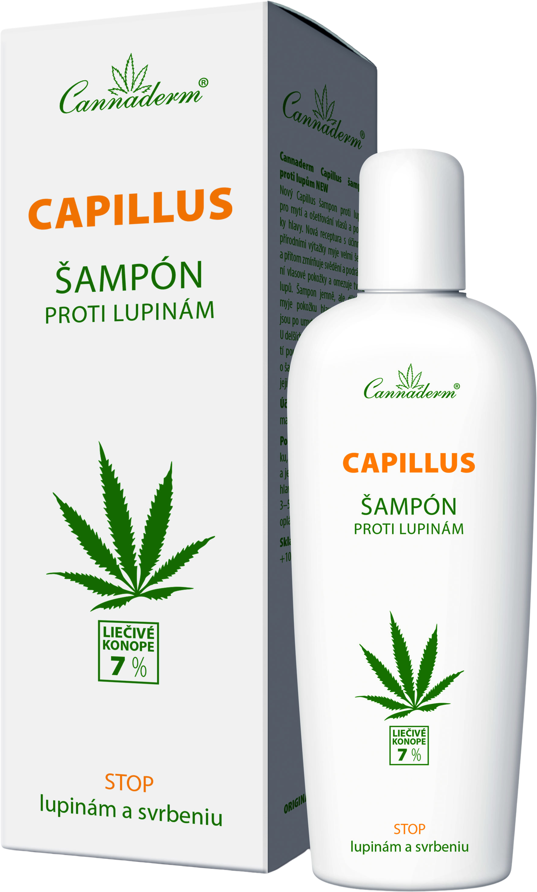 Cannaderm Capillus Šampón proti lupinám 150 ml
