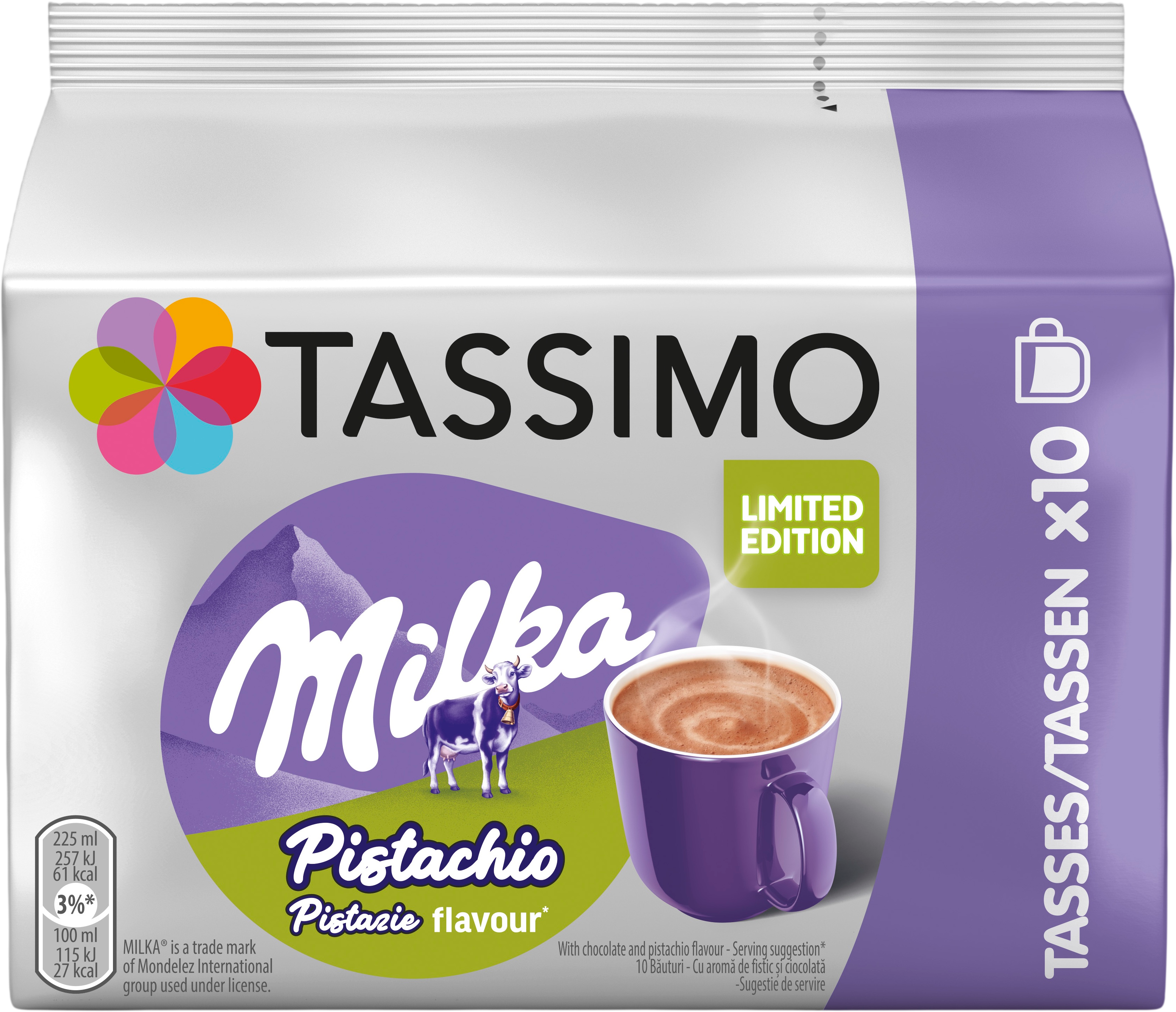Tassimo Kapsule Milka Pistachio 10 kapsúl