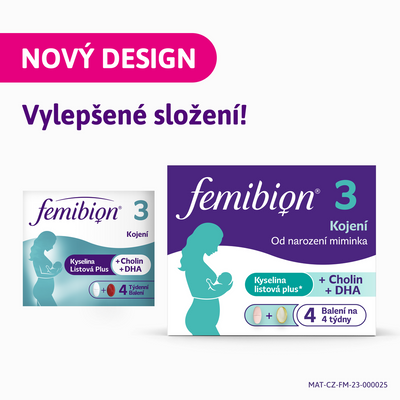 Femibion 3 Dojčenie 28 tabliet + 28 kapsúl