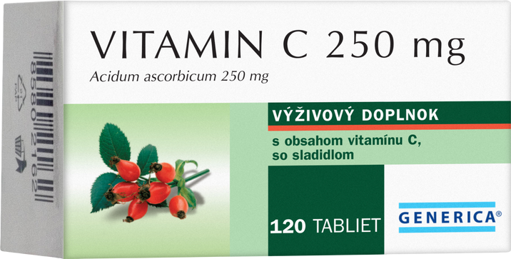 Generica Vitamin C 250 mg 120 tabliet