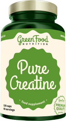 GreenFood Nutrition GreenFood Pure Creatine 120 kapsúl