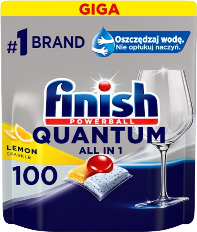 Finish Quantum All in 1 kapsule Lemon 100 ks