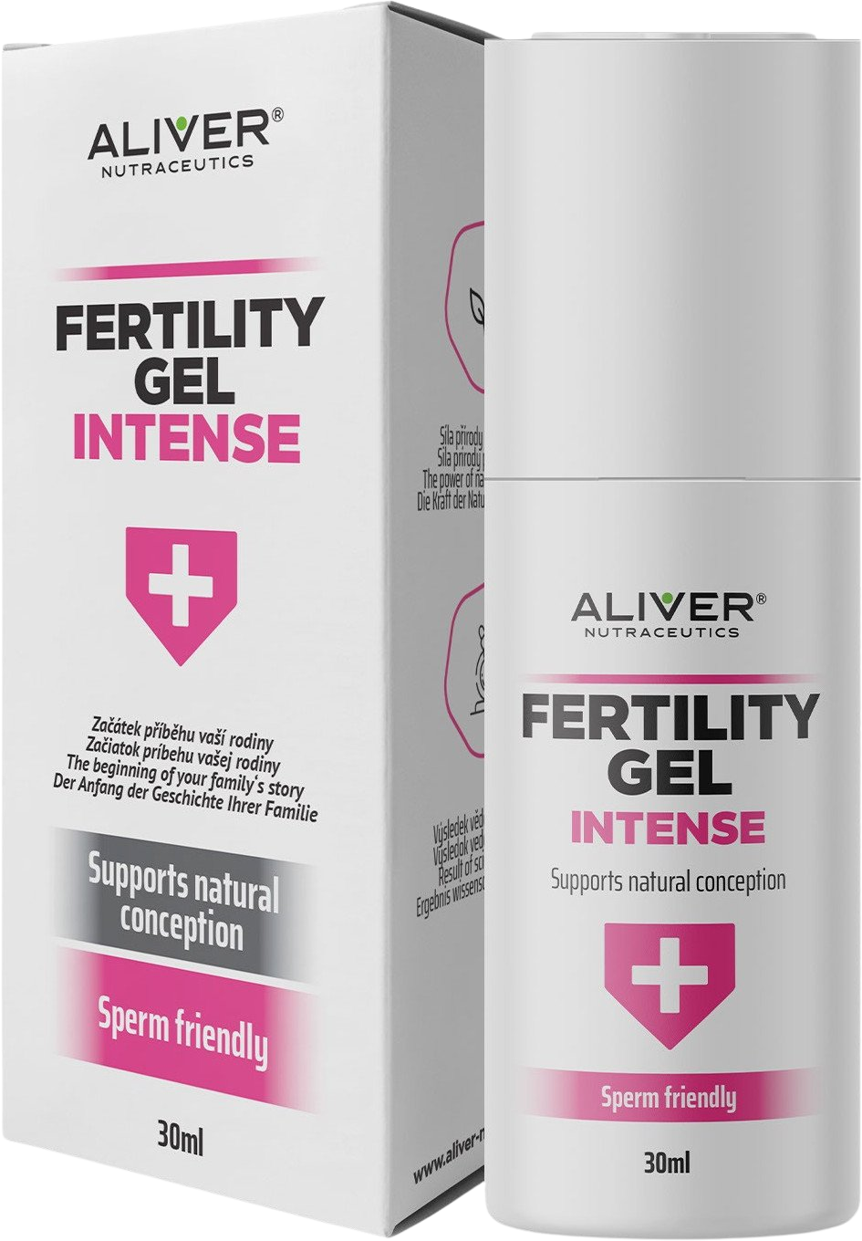 Aliver Fertility Gel Intense podpora počatia 30 ml