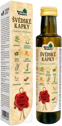 Naturprodukt Švédske kvapky 500 ml