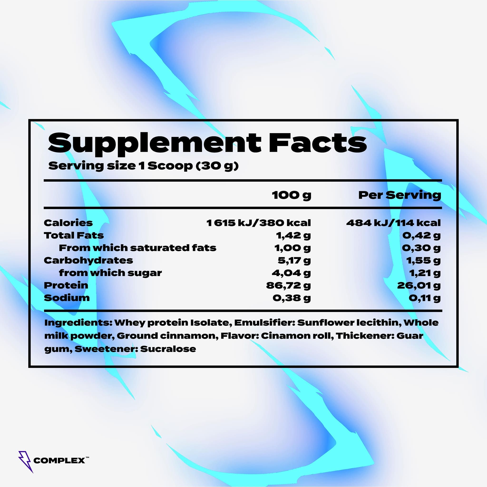 Complex CFM Whey Protein Isolate - Mango Juice 1000 g