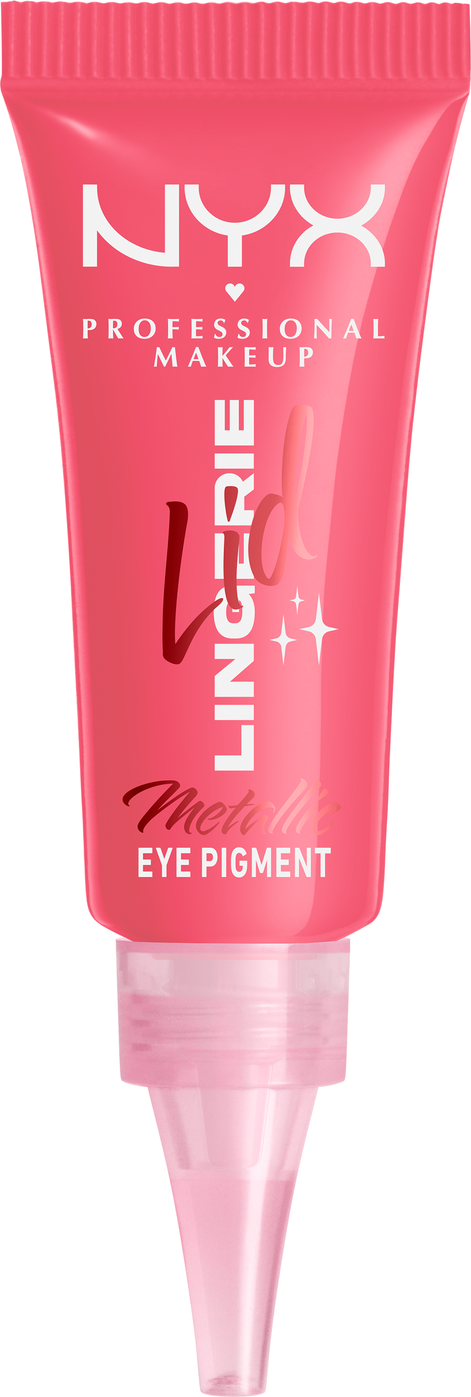 NYX Professional Makeup Tekuté očné tiene Lid Lingerie - 09 Cheeky Coral 6 ml