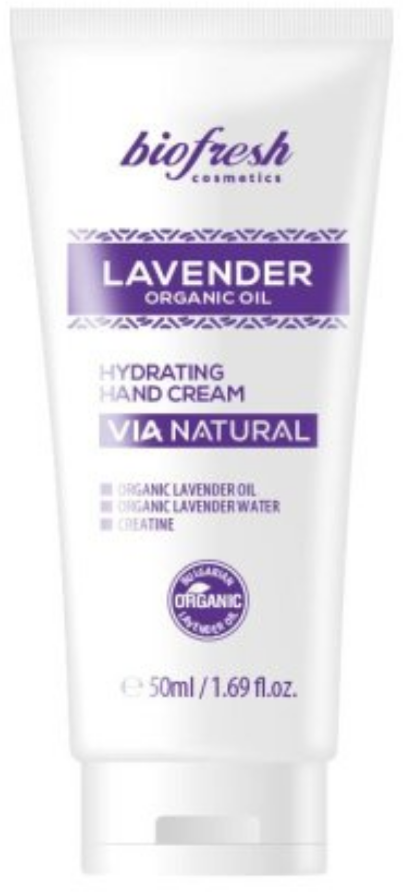 Biofresh Hydratačný krém na ruky s organickým levanduľovým olejom Lavender 50 ml