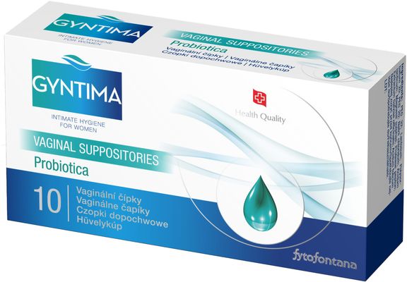 Fytofontana Gyntima vaginálne čapíky probiotica 10 ks