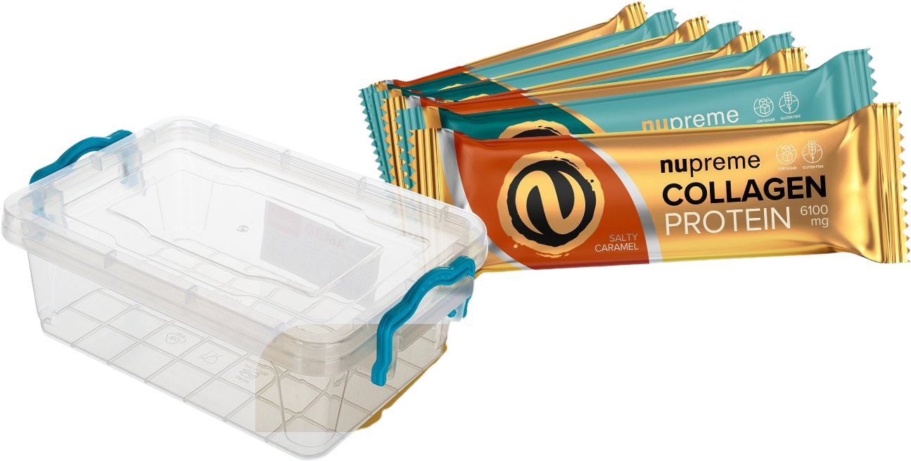 Nupreme Proteinové tyčinky v plastovej dóze MIX 12 ks