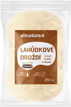 Allnature Lahôdkové droždie neaktívne 250 g