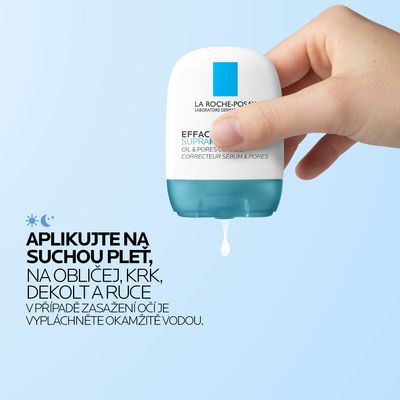 La Roche-Posay EFFACLAR SUPRAMOLECULAR Matujúci gélový krém proti lesku a pórom 40 ml