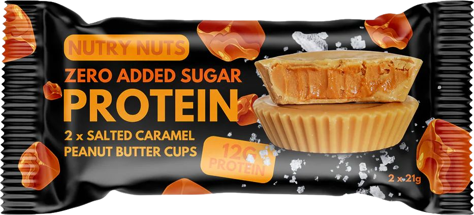 Nutry Nuts Proteínové košíčky - slaný karamel s arašidovým maslom 2 x 21 g