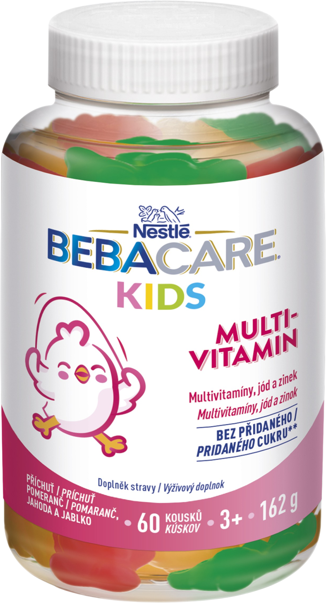 Nestlé Beba BEBACARE Kids MULTIVITAMIN gummies 60 ks