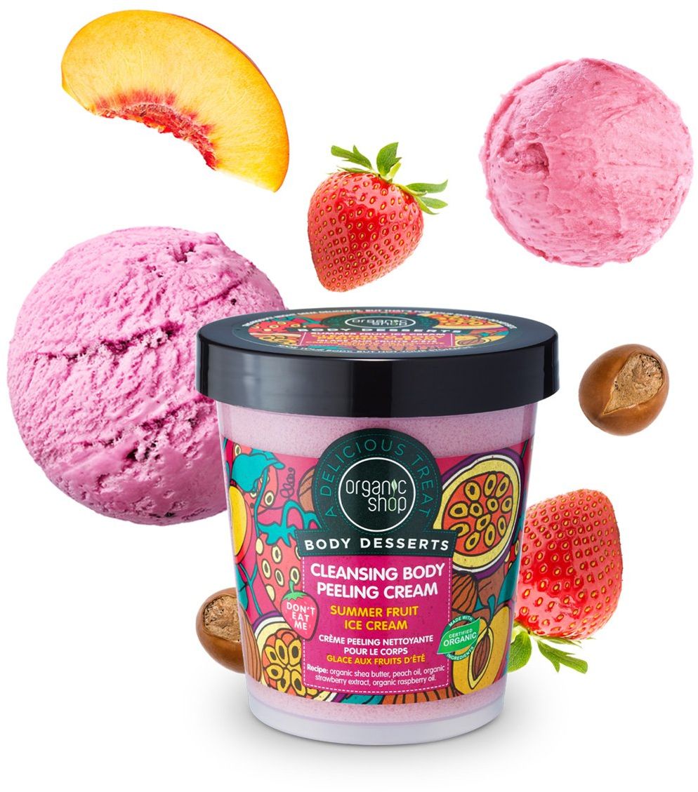 Organic Shop Zmrzlina z lesných plodov - telový peeling 450 ml