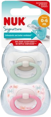 Nuk Cumlík Signature 0-6 m 2 ks