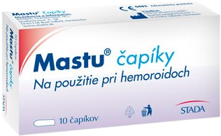 Mastu čapíky na hemoroidy 10 ks