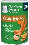 Gerber Organic chrumky s mrkvou a pomarančom 35 g