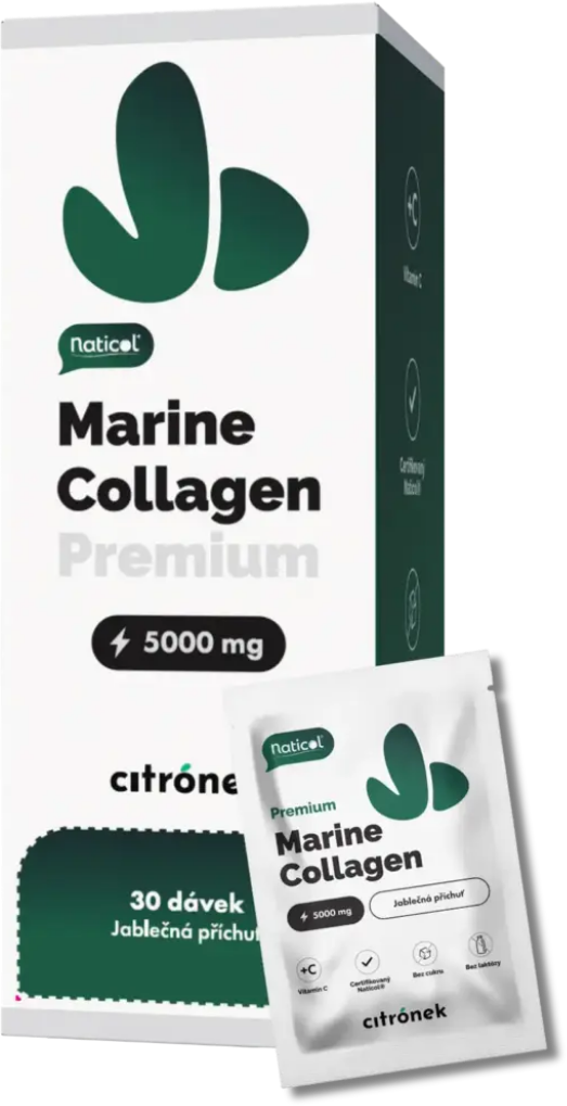 Citronek Morský kolagén Naticol® 5000 mg - zelené jablko 30 vrecúšok