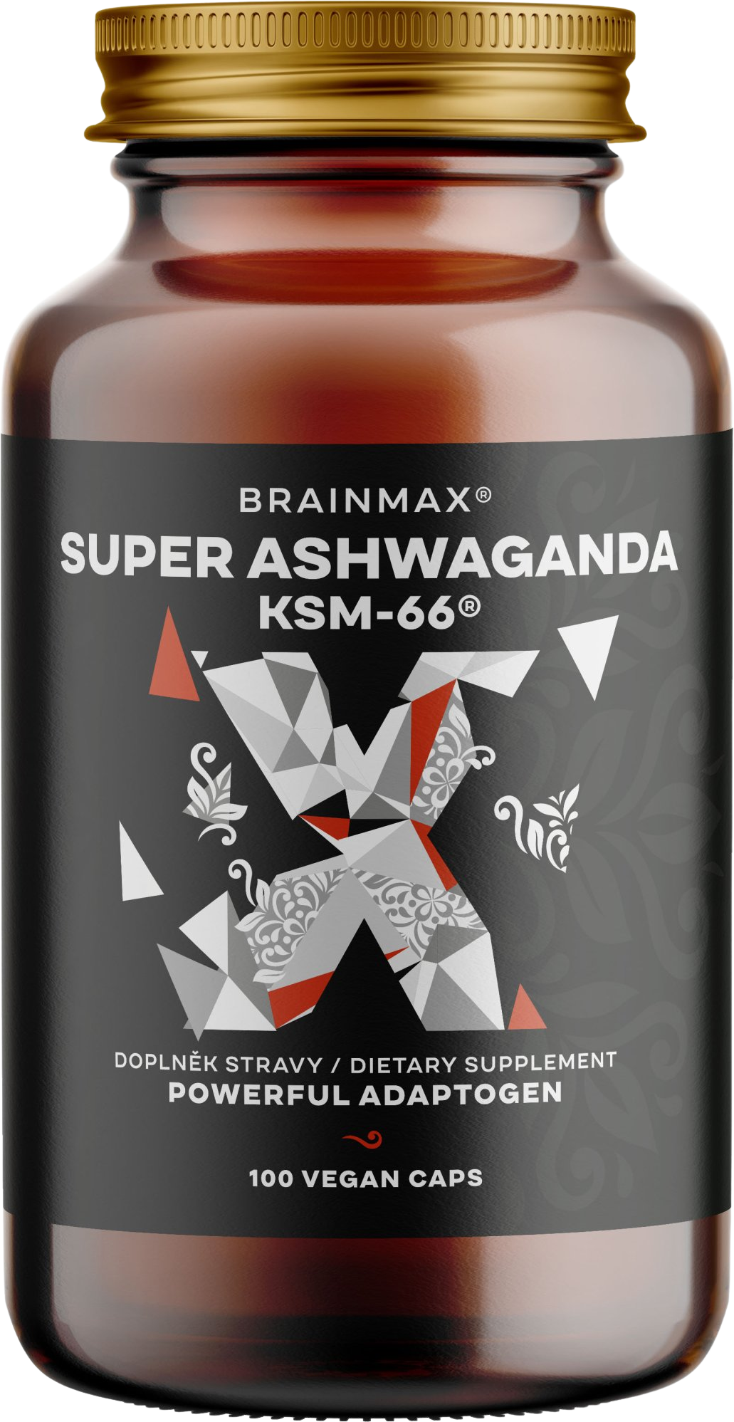BrainMax Super BIO Ashwagandha extrakt KSM-66®, 100 kapsúl