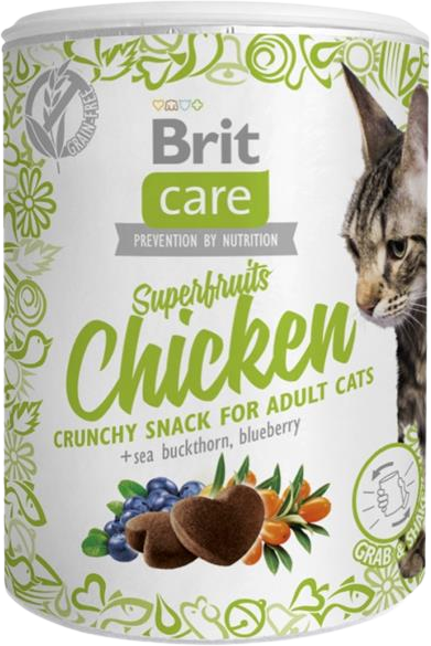 Brit Care cat snack superfruits chicken 100 g