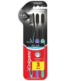 Colgate Zubná kefka Slim Soft Charcoal trio 3 ks