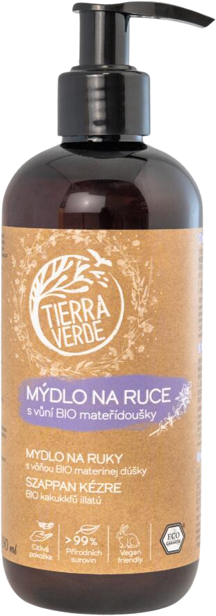 Tierra Verde Tekuté mydlo na ruky s vôňou BIO materidoušky 290 ml