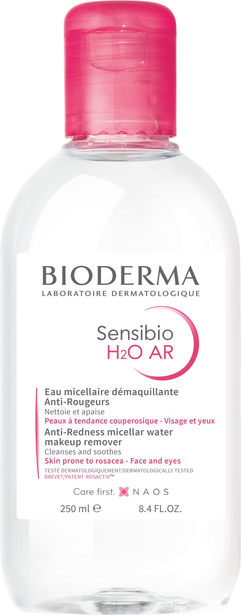 Bioderma Sensibio H2O AR micelárna voda na citlivú pleť so začervenaním 250 ml