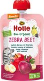 Holle Zebra Bee Bio ovocné pyré jablko, banán a červená repa vslovenčine znie: Zebra Bee Bio ovocné pyré jablko, banán a červe 100 g