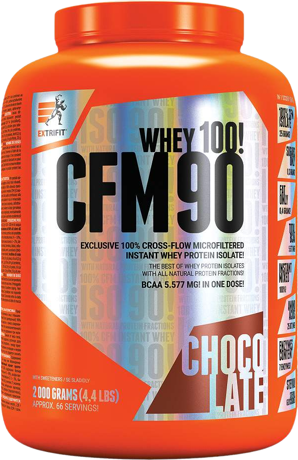 Extrifit CFM Instant Whey Isolate 90 čokoláda 2 kg
