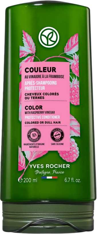 Yves Rocher Kondicionér na farbené vlasy s malinovým octom 200 ml