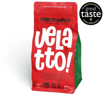 Velatto Espresso Intenso zrnková 250 g