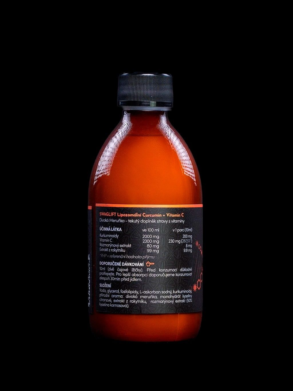 Swaglift Lipozomálna Curcumin + Vitamín C 300 ml