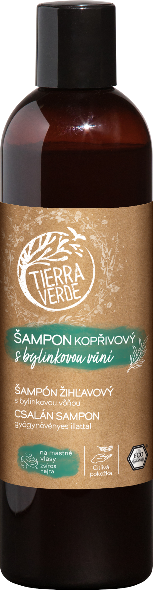 Tierra Verde Šampón žihľavový s bylinkovou vôňou 300 ml